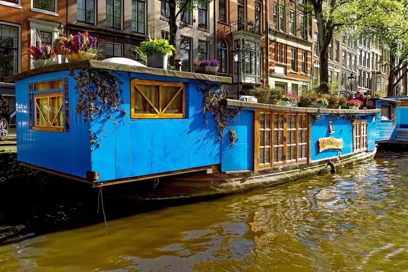 Houseboat in Amsterdam